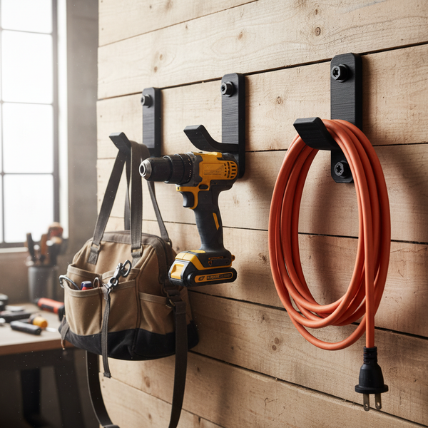 PLA vs PETG: Choosing the Best Material for Heavy Wall Hooks