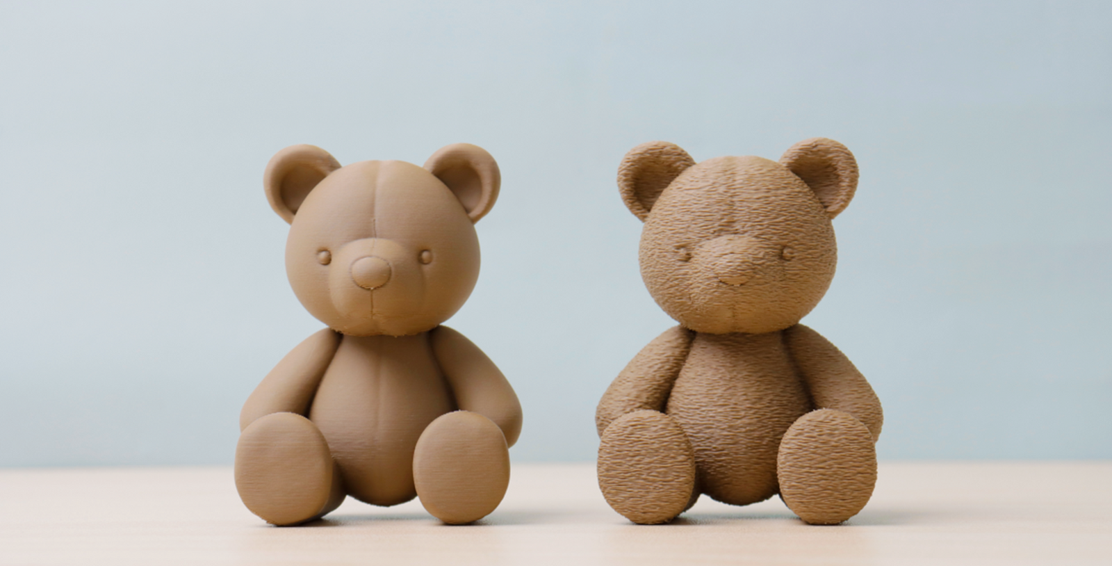 Add fuzzy skin to a model.Non fuzzy skin model (left) and added fuzzy skin model (right)