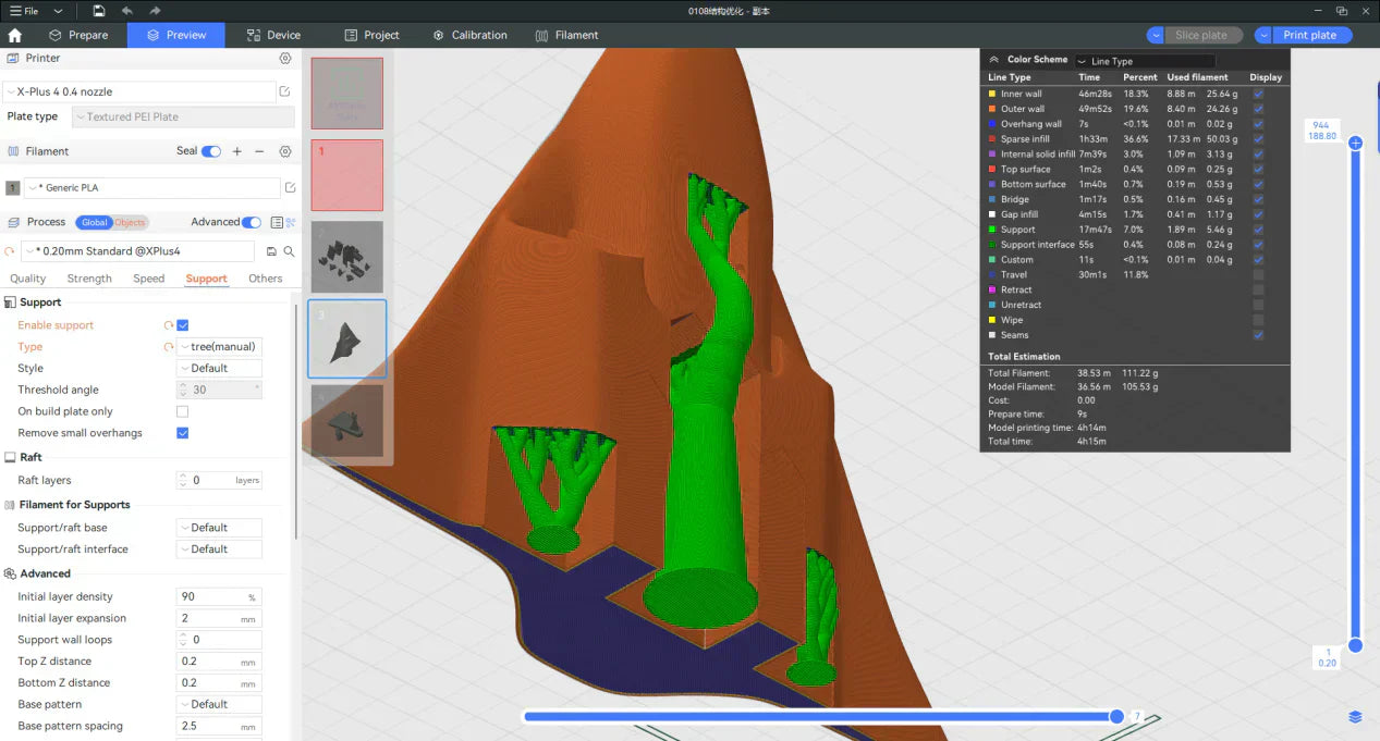 How to add supports to your 3D printed models?