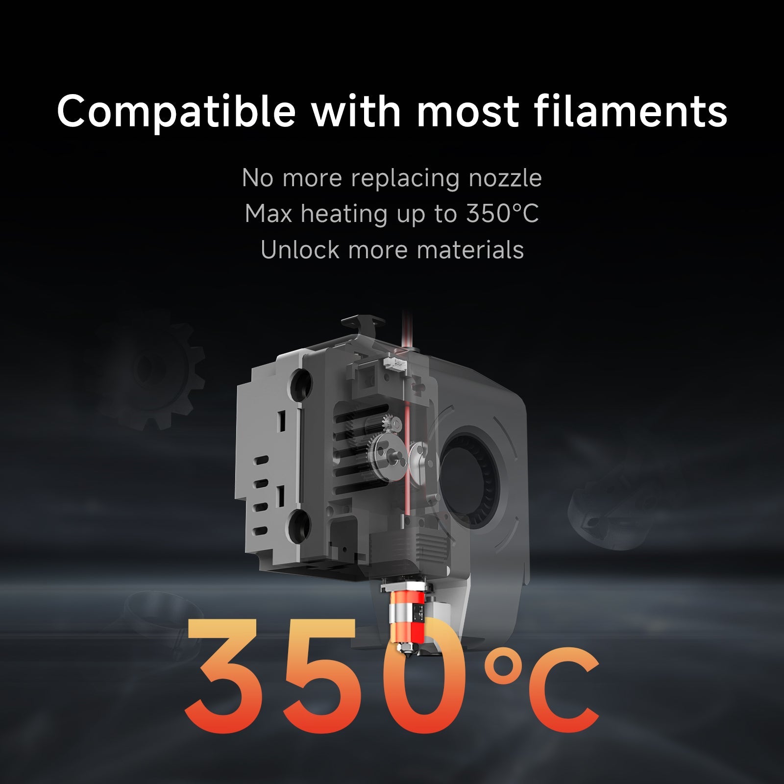 QIDI Q1 Pro 3D printer - 350°C Max Heating