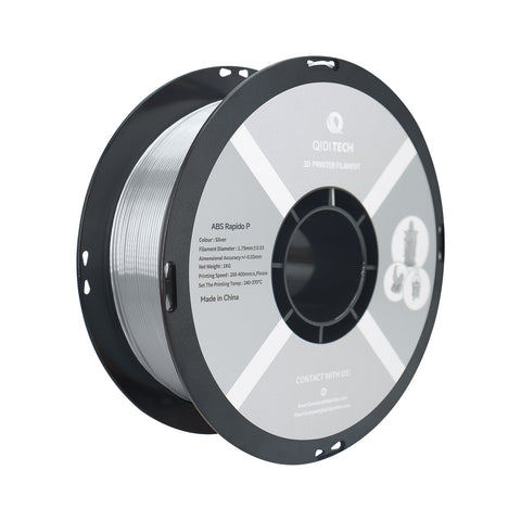ABS Rapido Metal Filament - Silver HEX Code #ADADAD