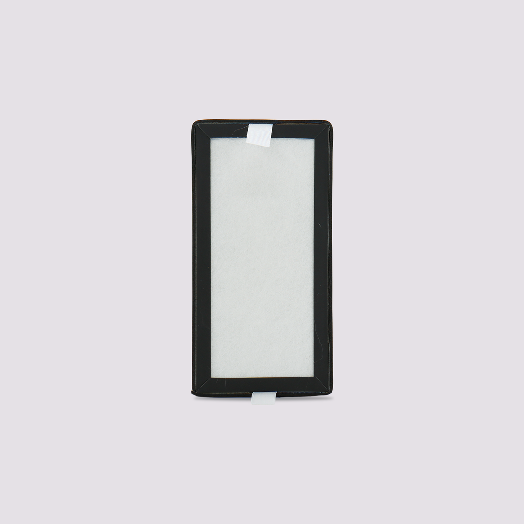 Max4 3-in-1 air filter with black frame and white filter material.