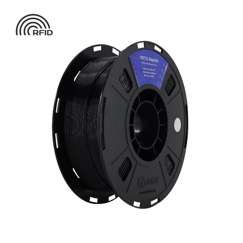 PETG Rapido - 1 Kg / Blcak HEX Code #0E0E0F