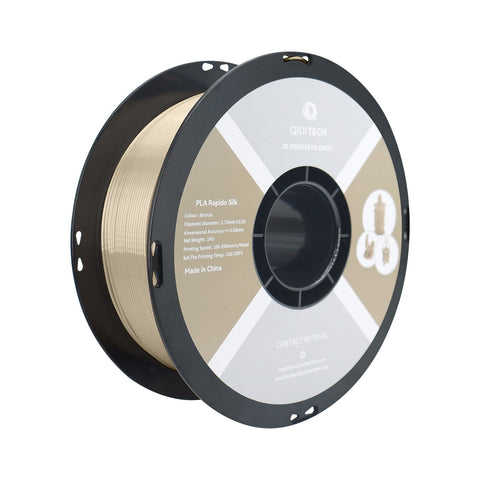 PLA Silk Filament - 1kg / AU / Bronze HEX Code #BEB09E