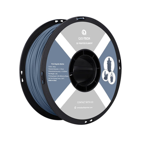 PLA Matte Rapido Filament - Navy Blue HEX Code #353E47