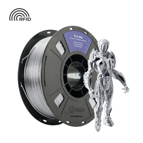 PLA Silk Filament - 1kg / AU / Sliver HEX Code #8A8D8F
